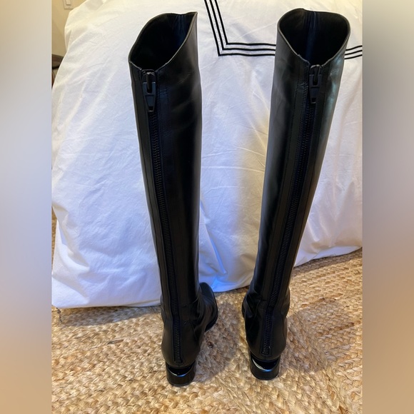 Alexander Wang over-the-knee tall black boots zip size women IT 37.5 / US 7.5 - Picture 3 of 13